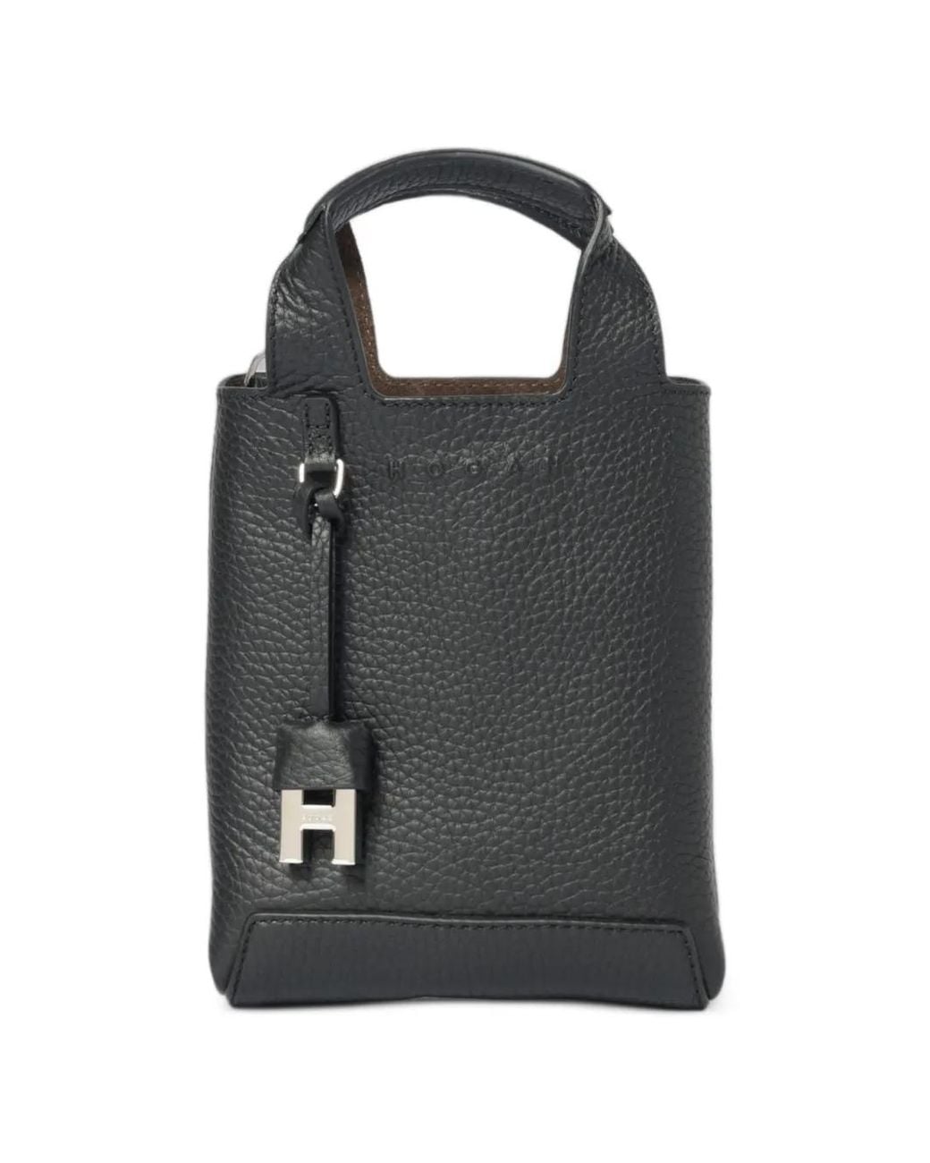 Hogan Black Mini Leather Tote