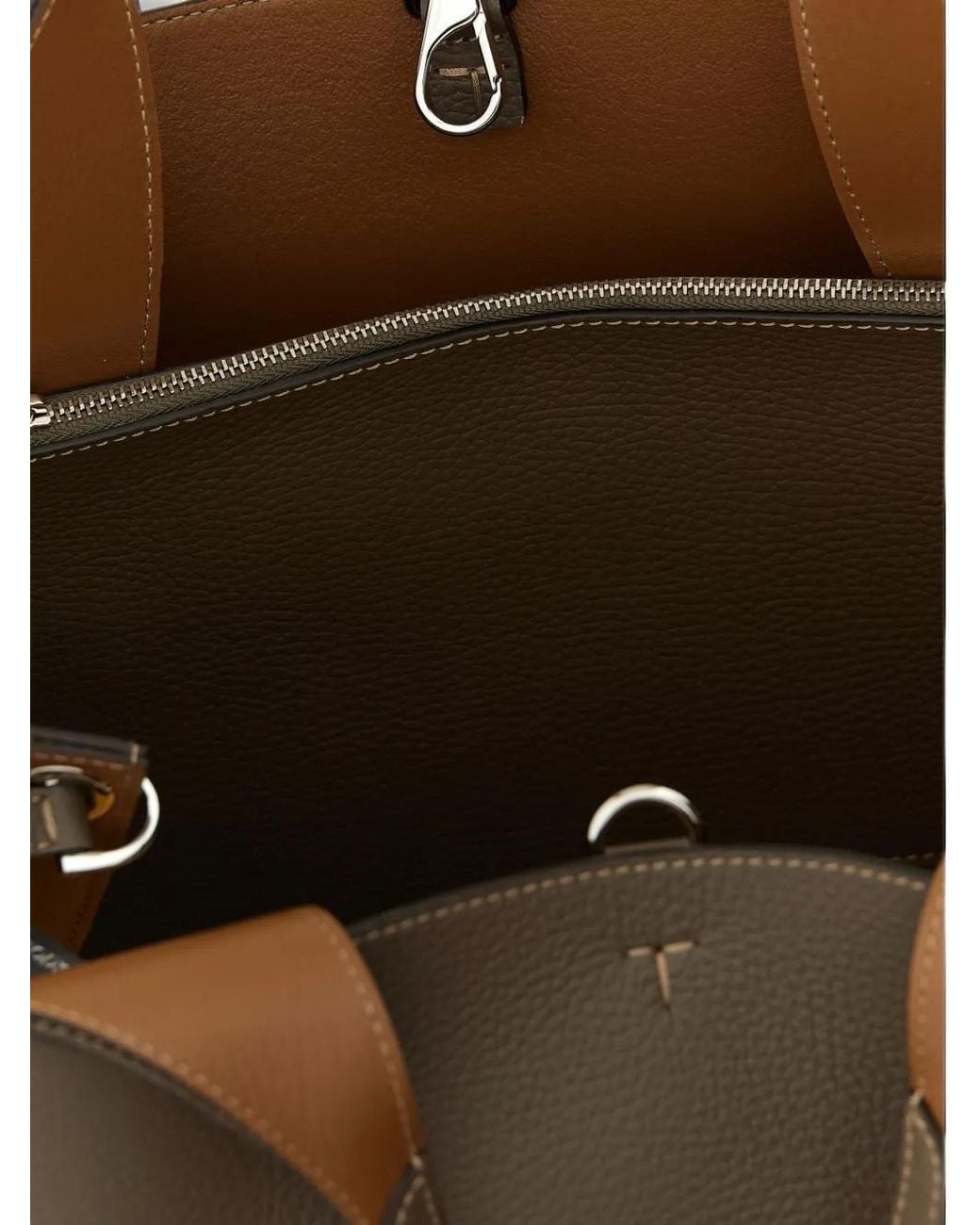 Tod's Brown Leather Tote Bag
