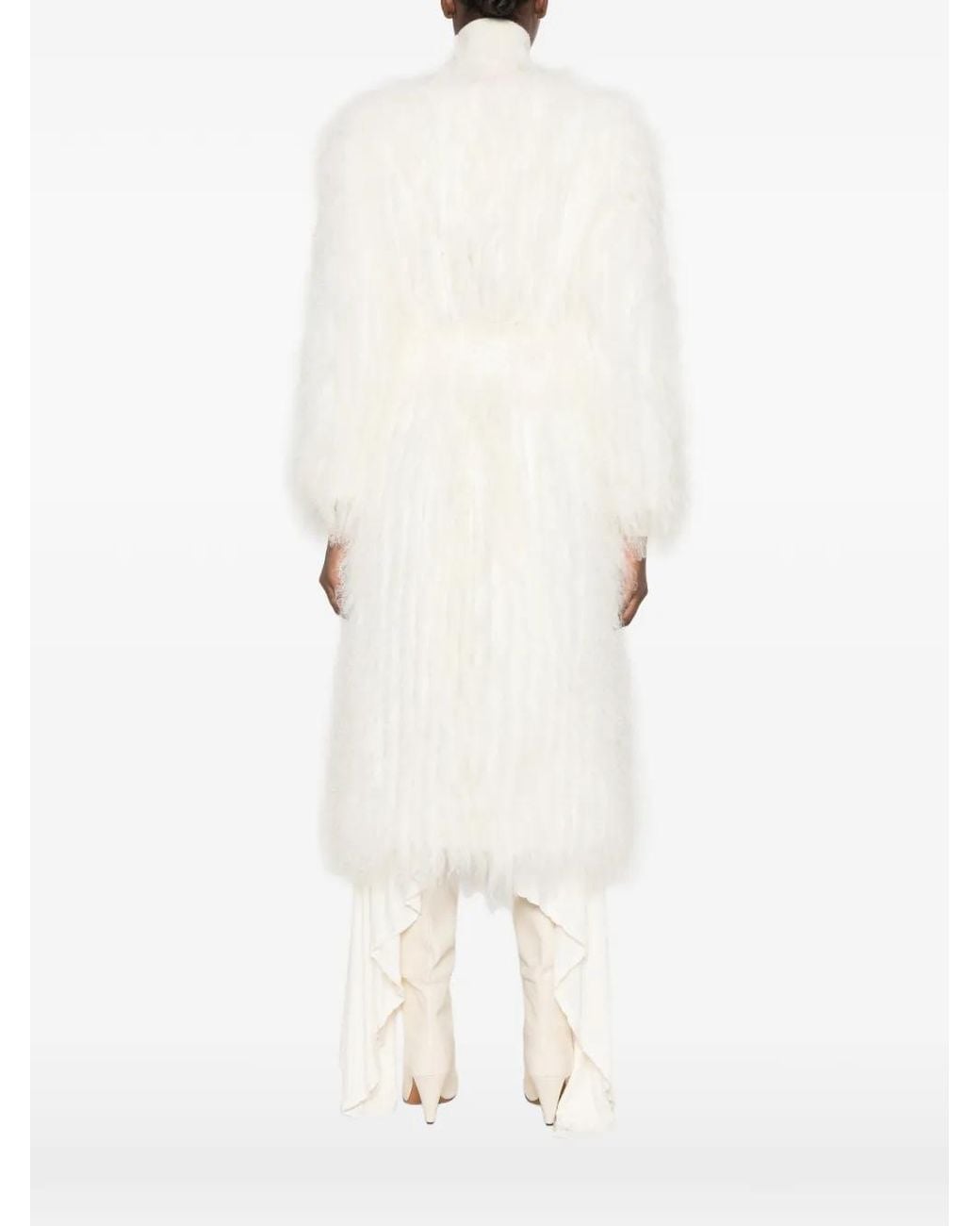 Numerootto White Mongolia Coat