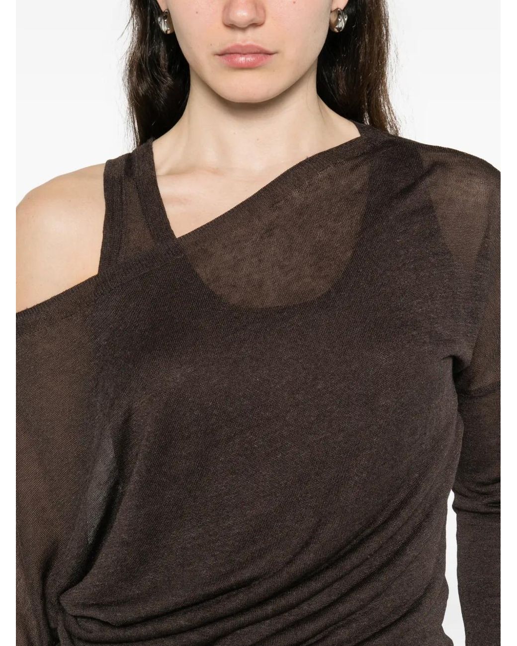 P.A.R.O.S.H. Black Long-Sleeve T-Shirt