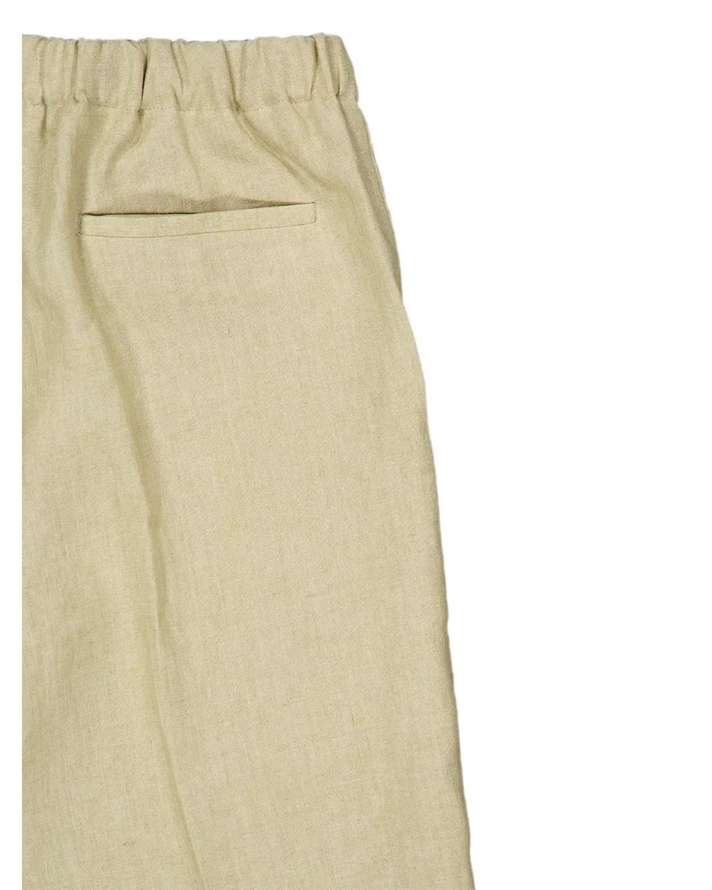 Piacenza Cashmere Natural Elasticated-Waistband Shorts for men
