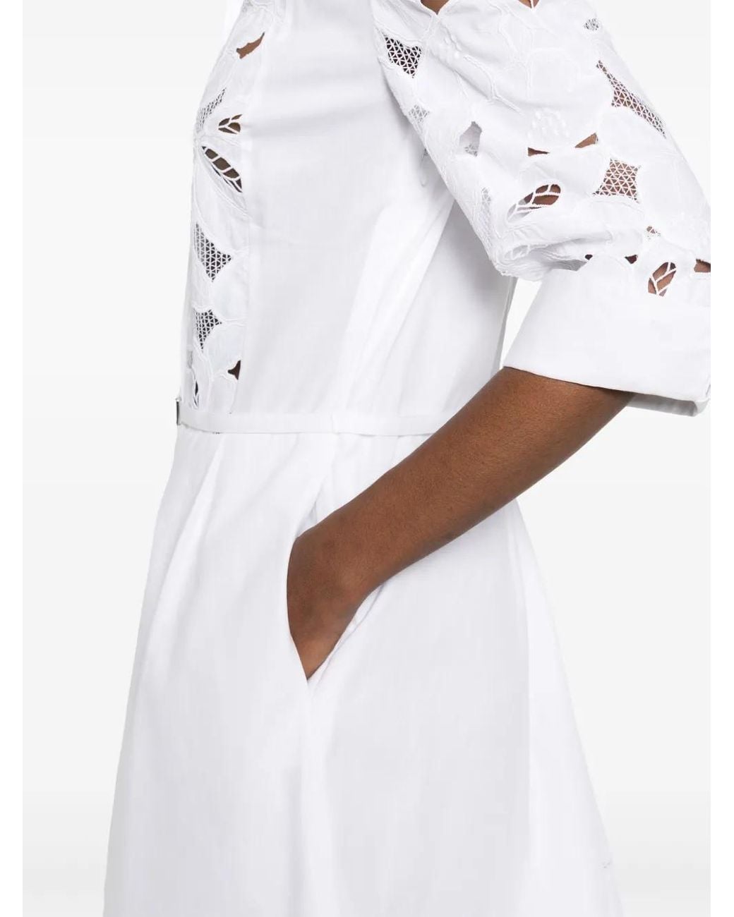 Boss White Derodi Mini Dress