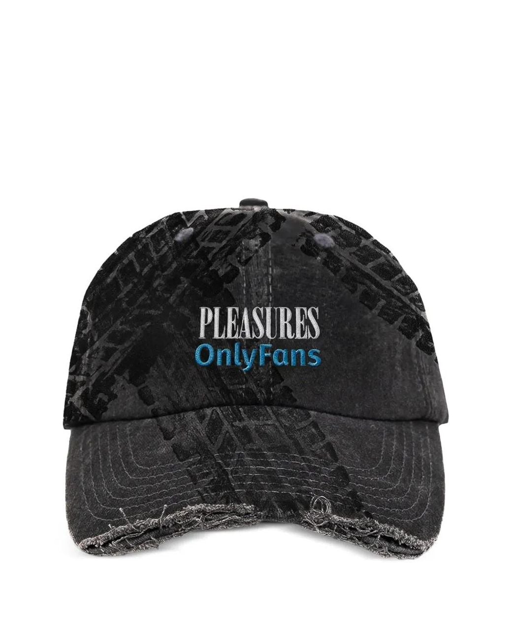 Pleasures Black X Onlyfans Casquette Lockup À Bride Arrière for men