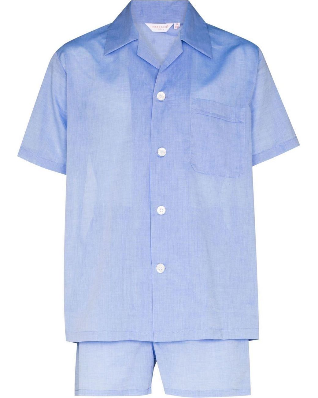 Hombre Ropa de Ropa para dormir de Camisa de pijama CDLP de hombre de color Azul 