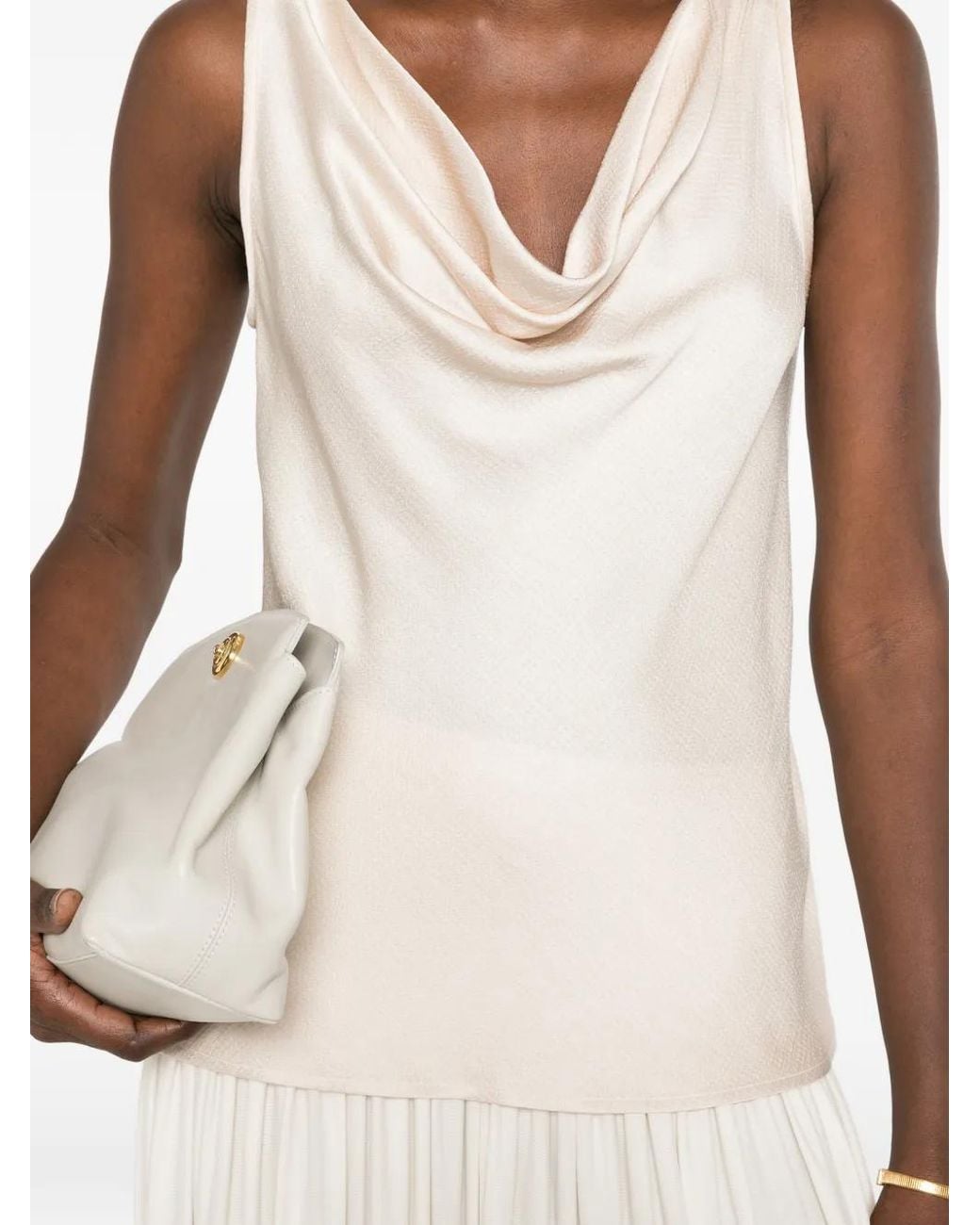 Peserico White Sleeveless Top