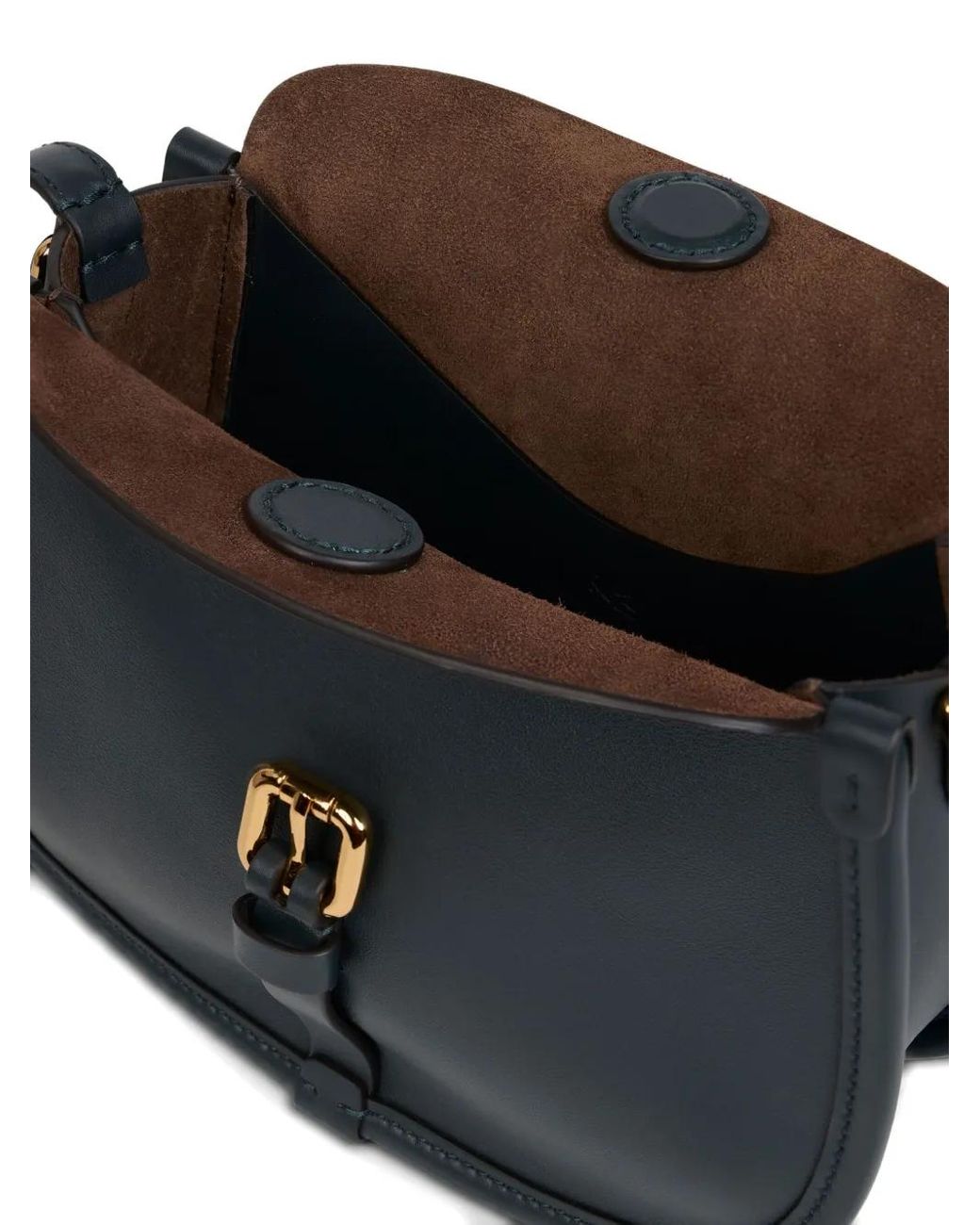 Etro Black Small Leather Pony Bag