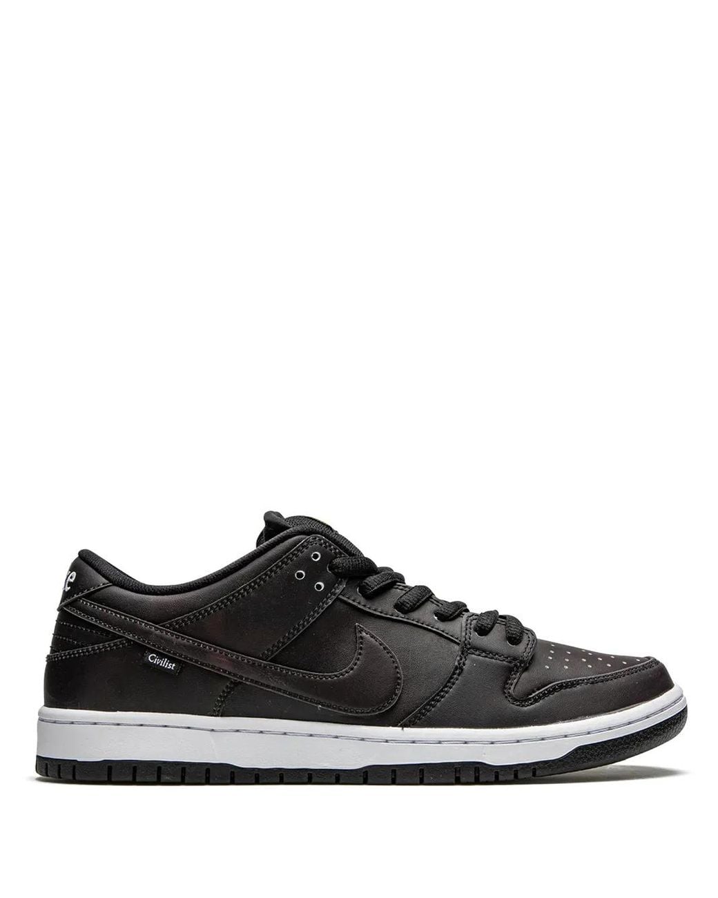 Nike Black X Civilist Sb Dunk Low Sneakers