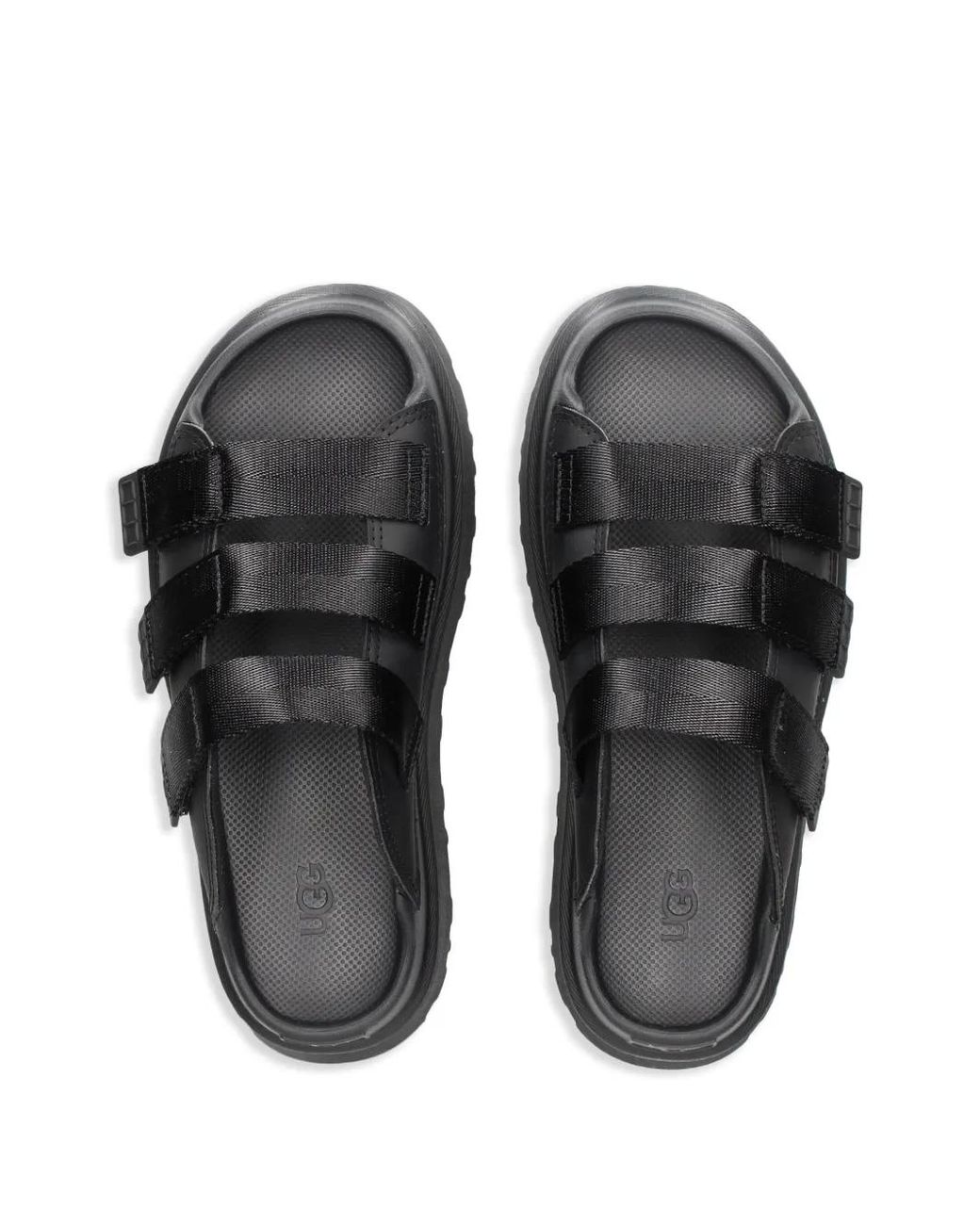 Ugg Black W Goldenglow Slide Shoes