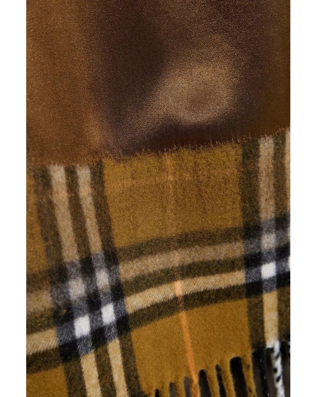 Burberry Geruite Rok in het Brown