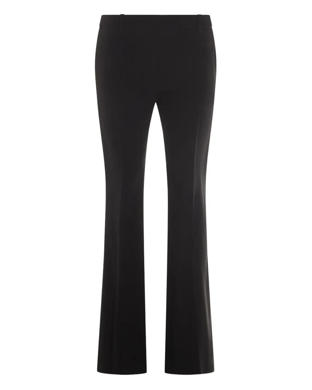 McQueen Black Flared Trousers