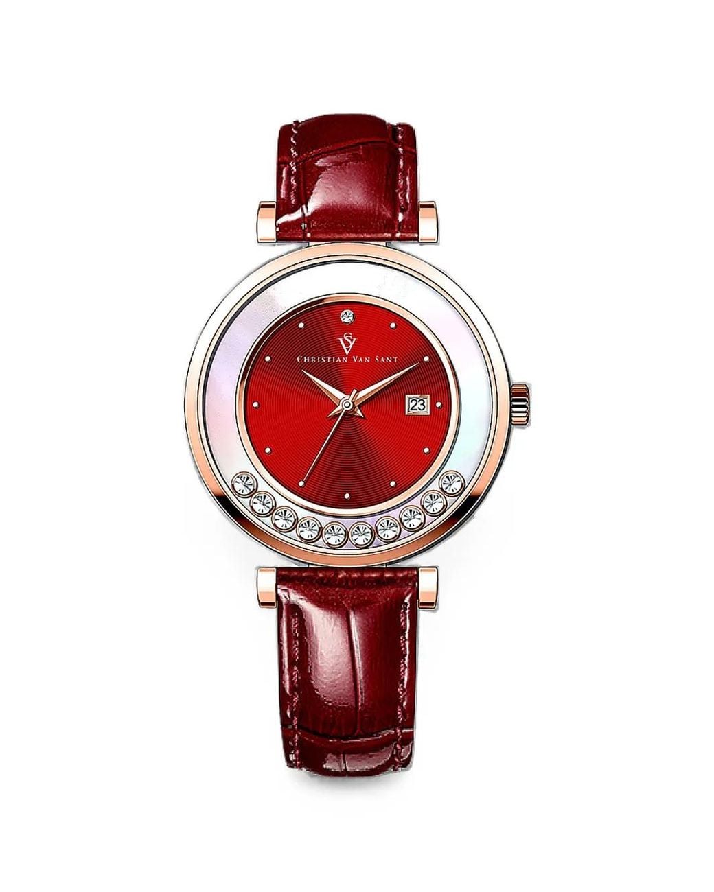 Christian Van Sant Red Montre Bria Mm