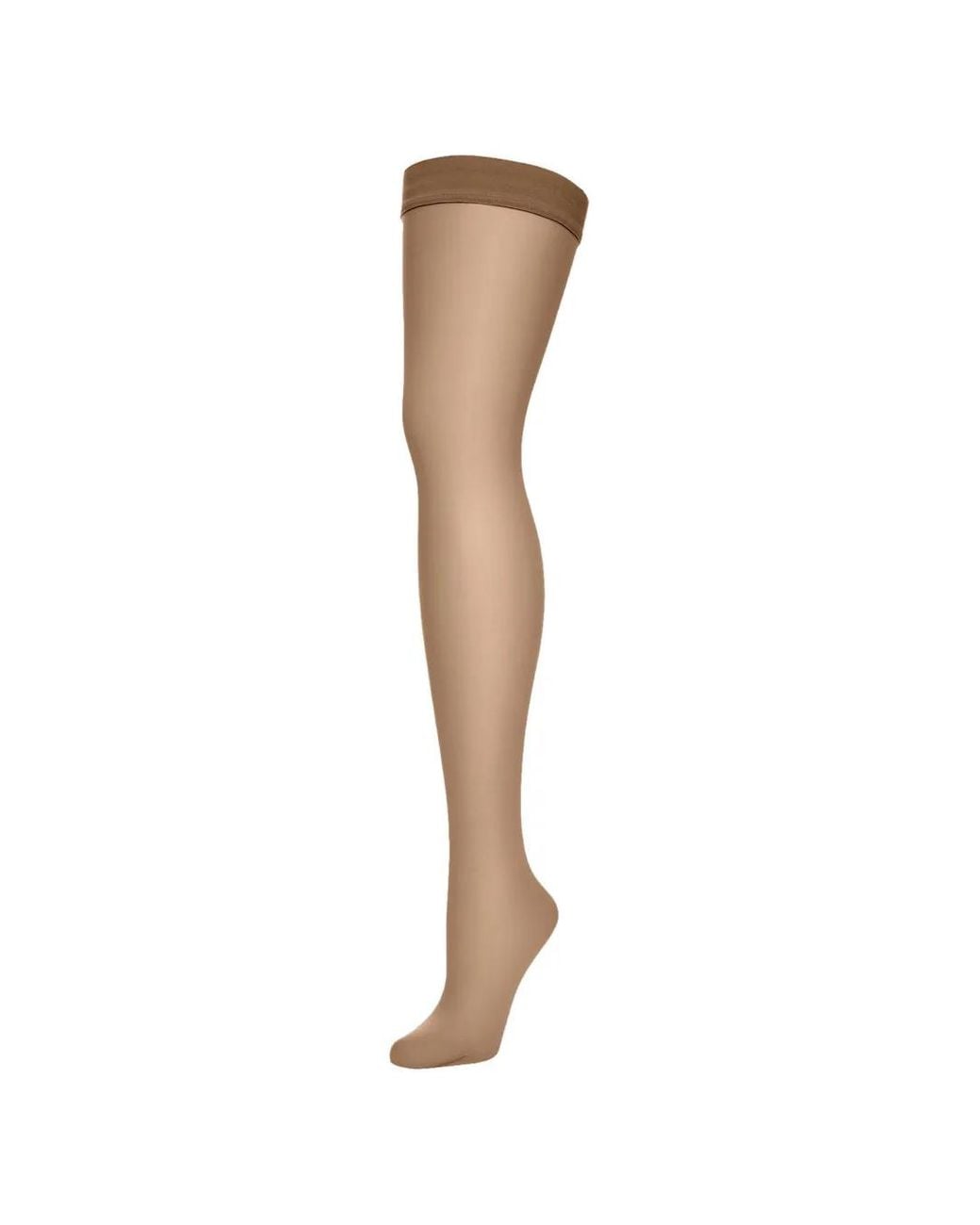 Wolford White Individual 10 Stay-Up Stockings