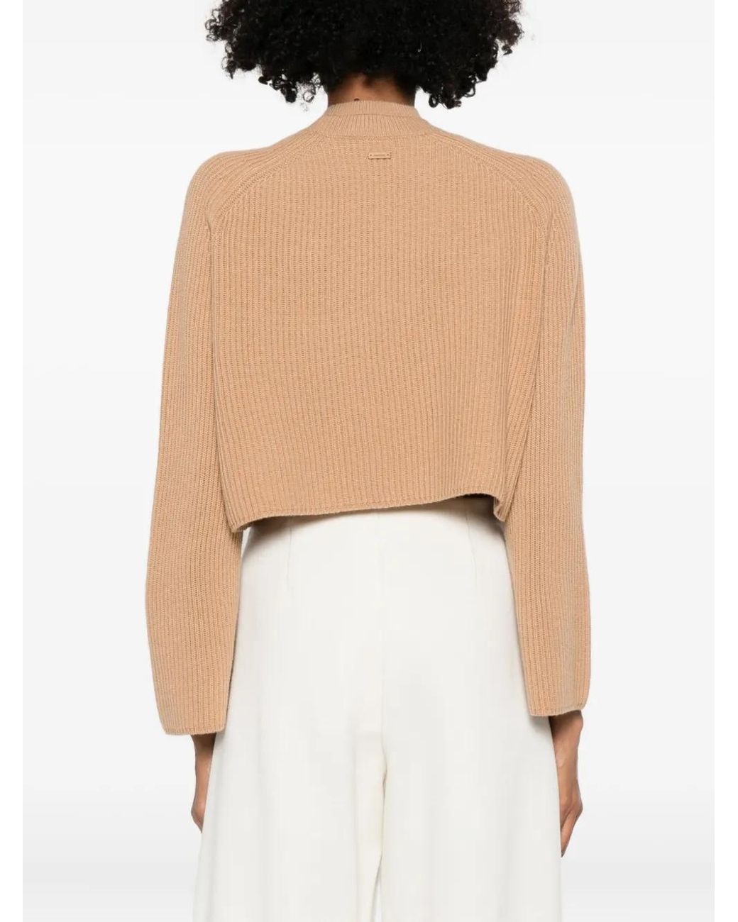 Max Mara Natural Wool Blend Sweater