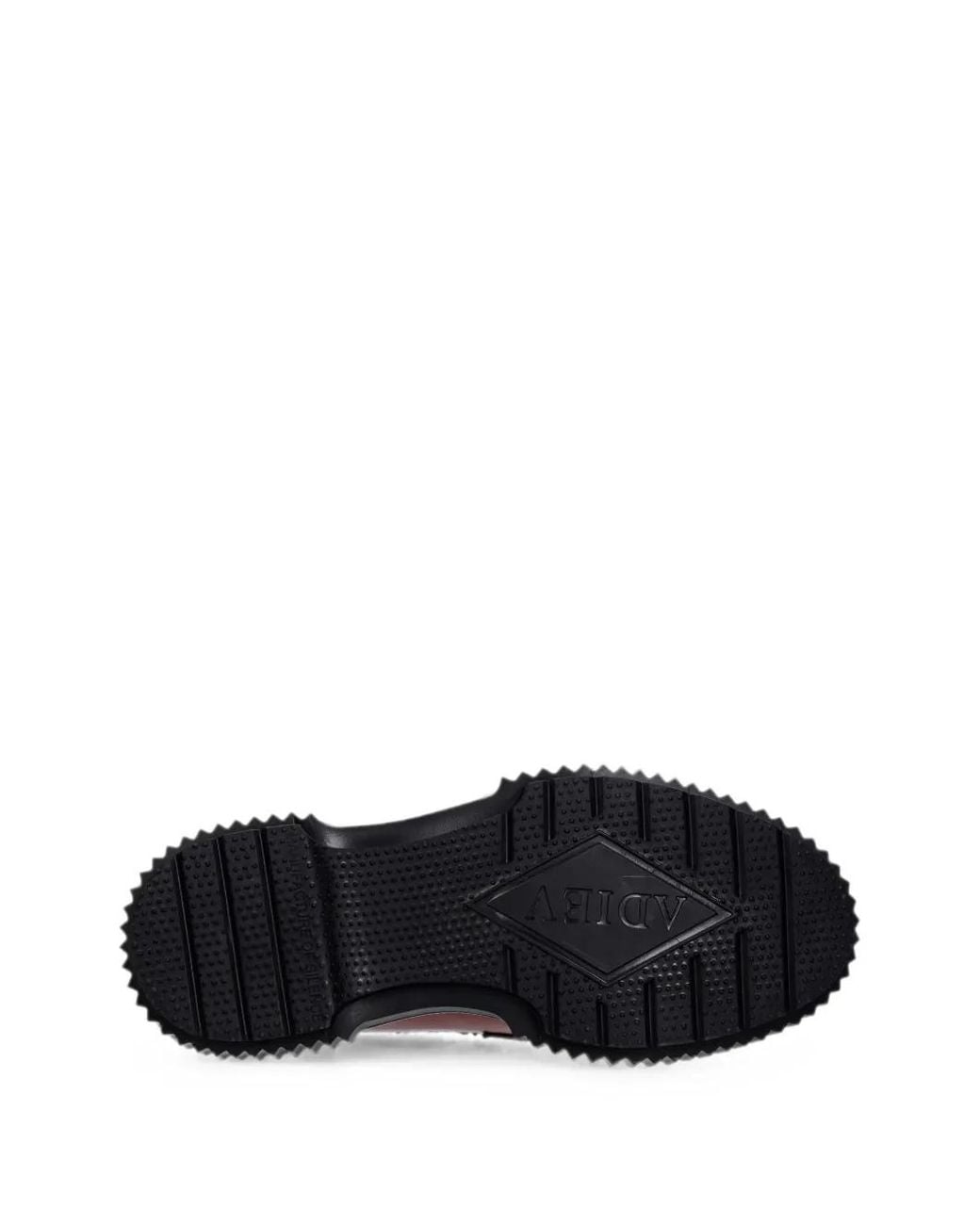 Adieu Red Mocassins En Cuir À Détails Façon Richelieus