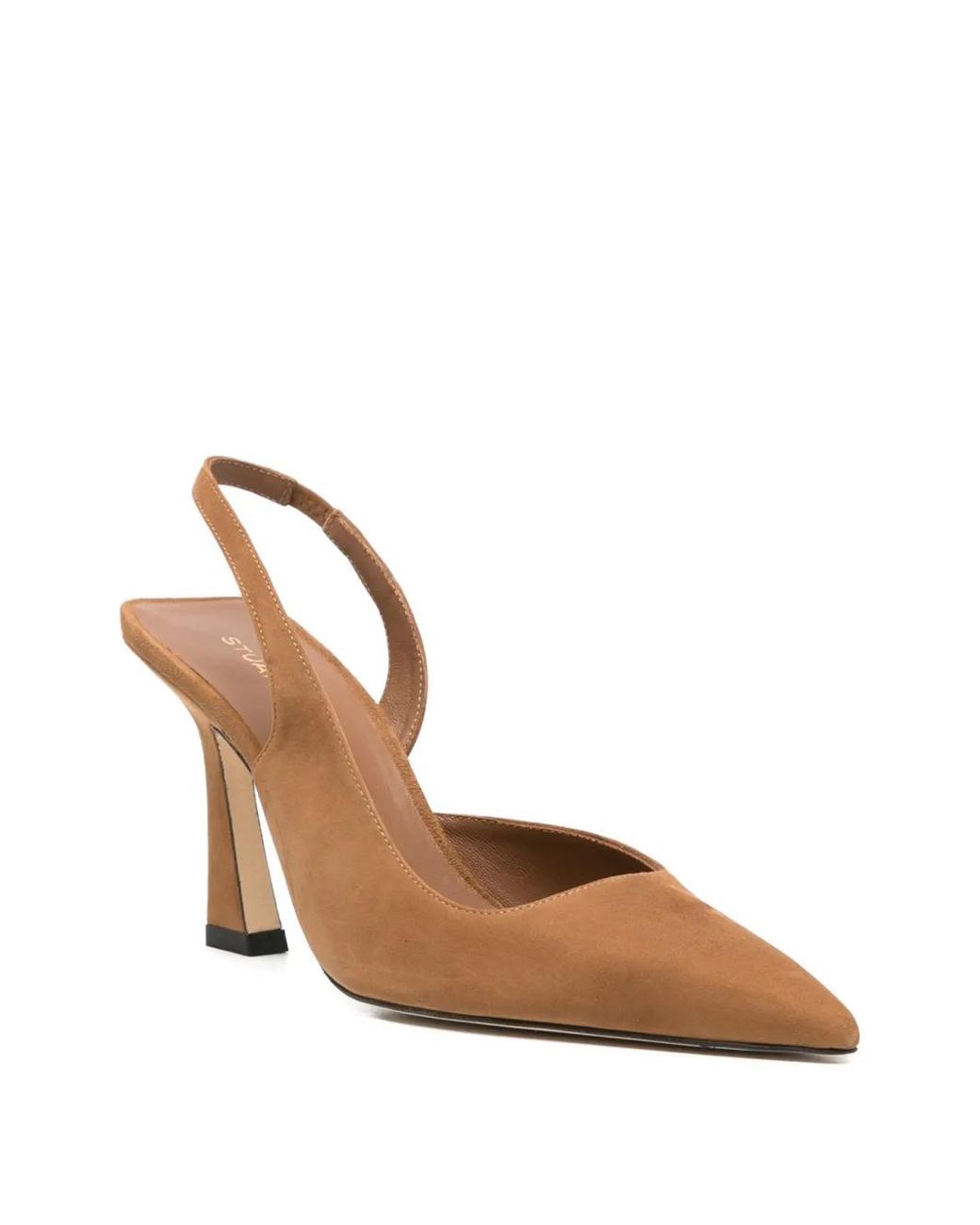 Stuart Weitzman Brown Vinnie Heeled Pumps