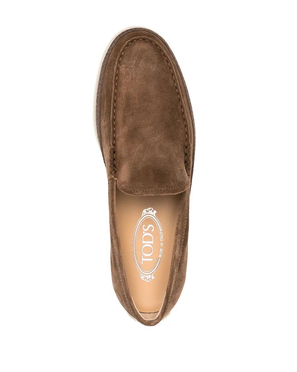 Tod's Brown Reversed Loafer for men