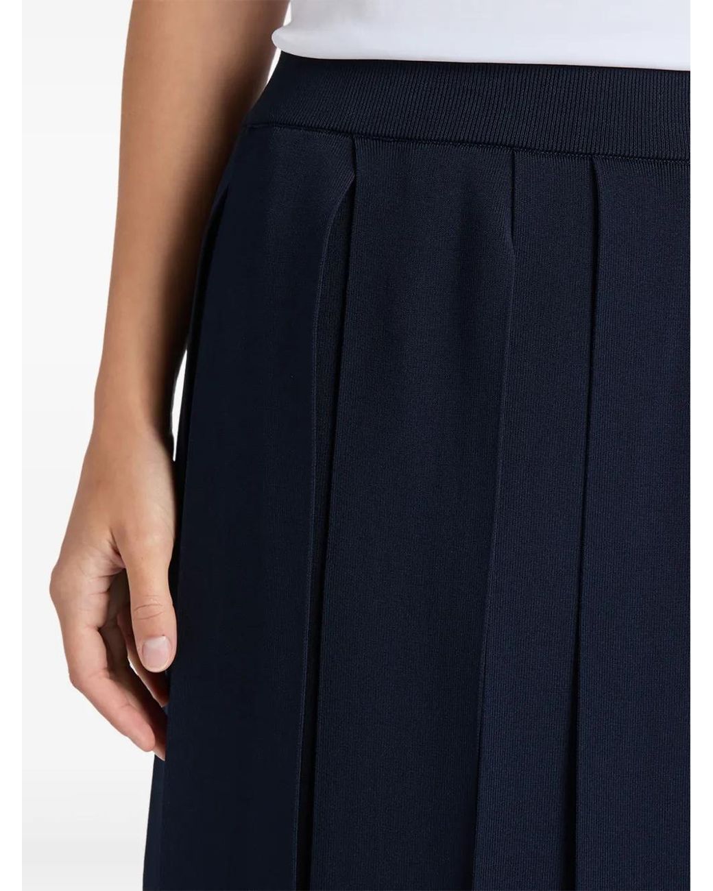 Ports 1961 Blue Asymmetric Skirt