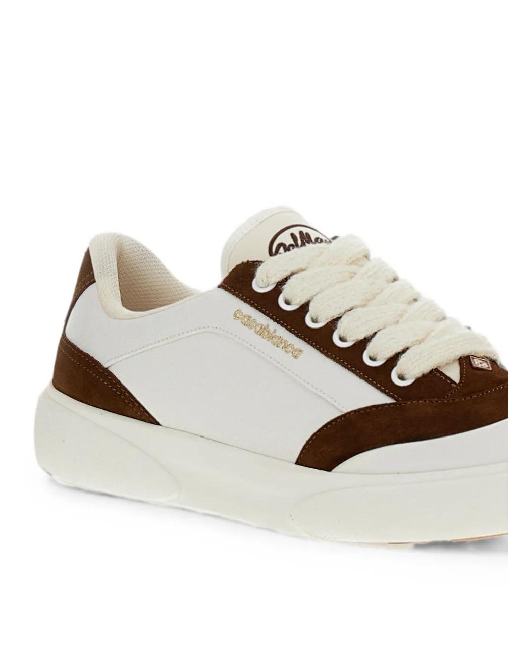 Casablanca White Del Mar Leather Sneakers for men