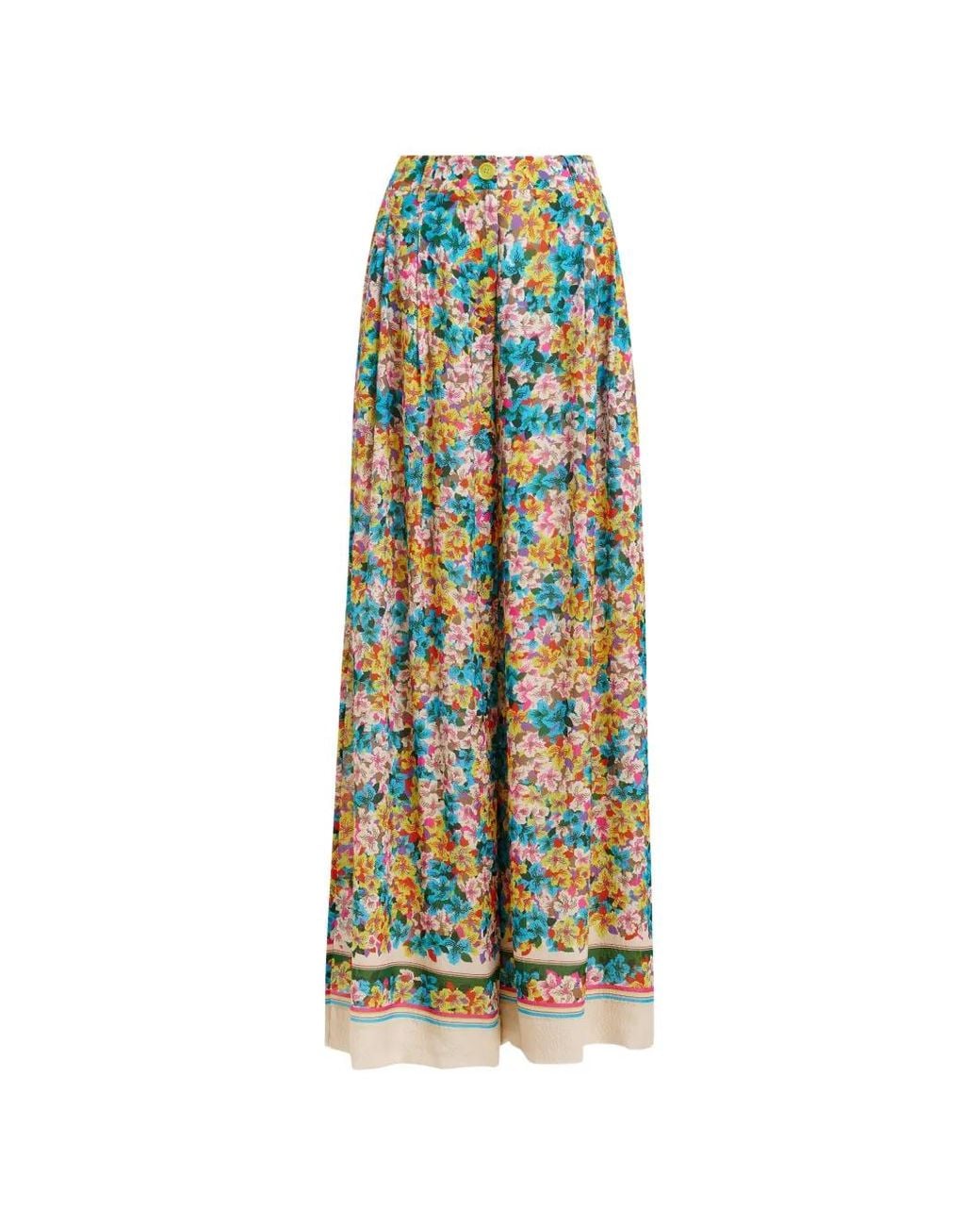 Pantaloni A Fiori di Essentiel Antwerp in White