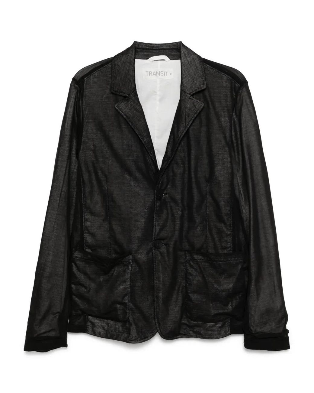 Blazer Con Botones Transit de hombre de color Black