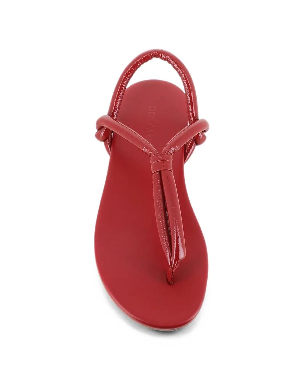 Roberto Del Carlo Red Dytt Tubular Strap Sandals