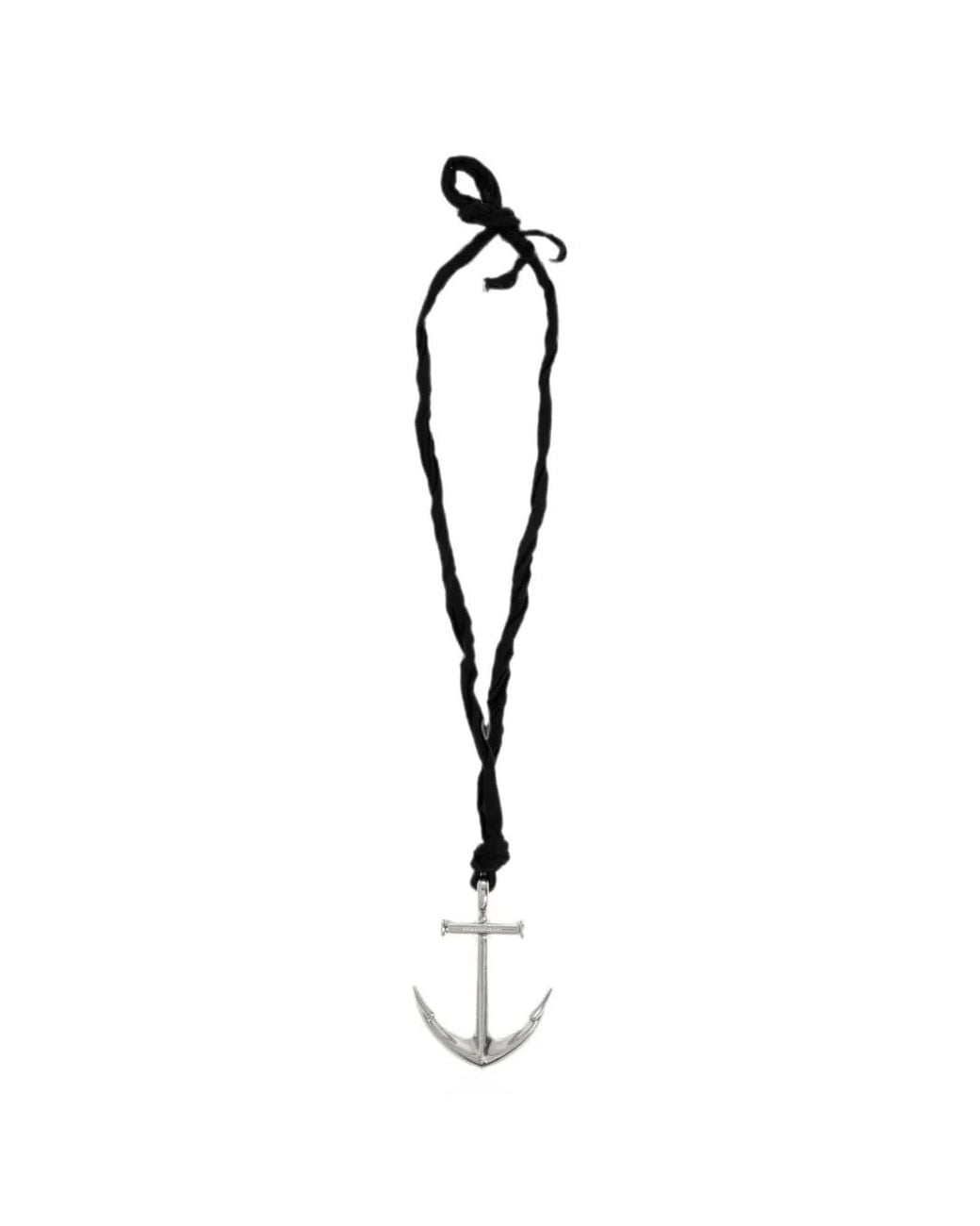Balenciaga White Collier À Pendentif