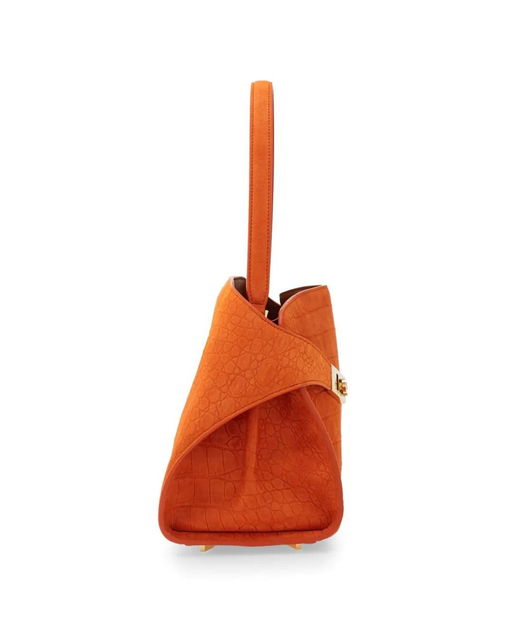 Ferragamo Orange Ferragamo Eyewear Hug Textured Shoulder Bag