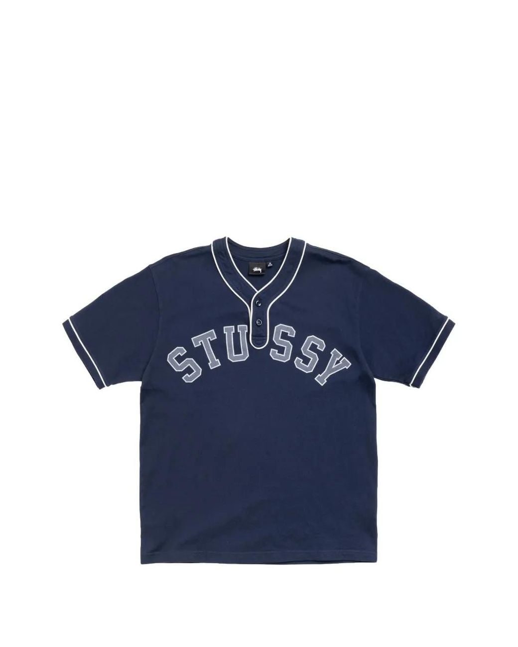 Stussy Blue Arch Baseball Jersey