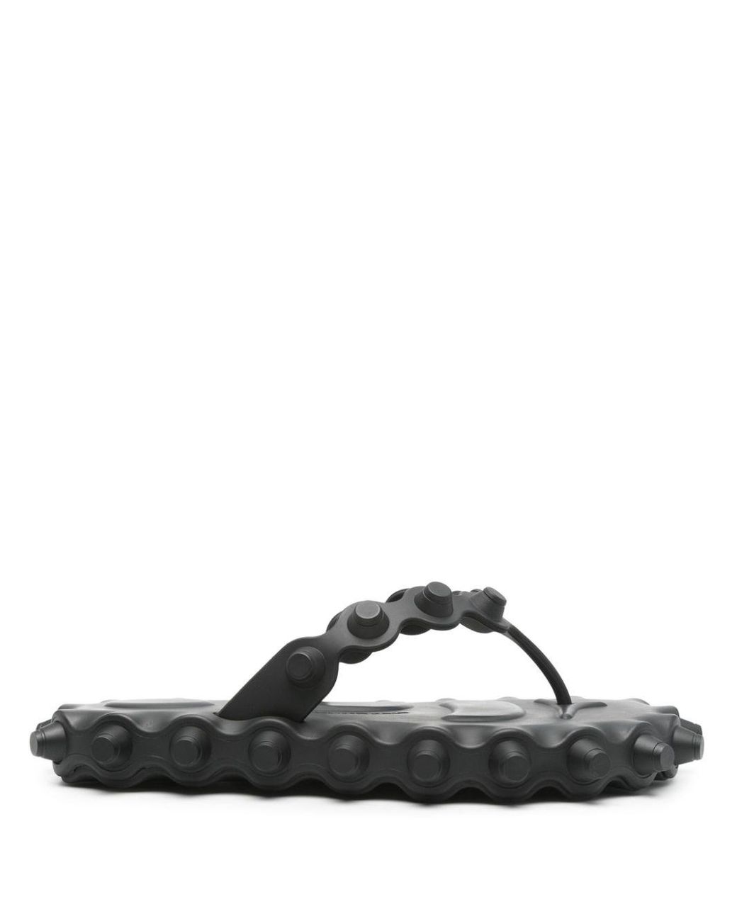 Alexander Wang Studded Flip Flops in Black Lyst