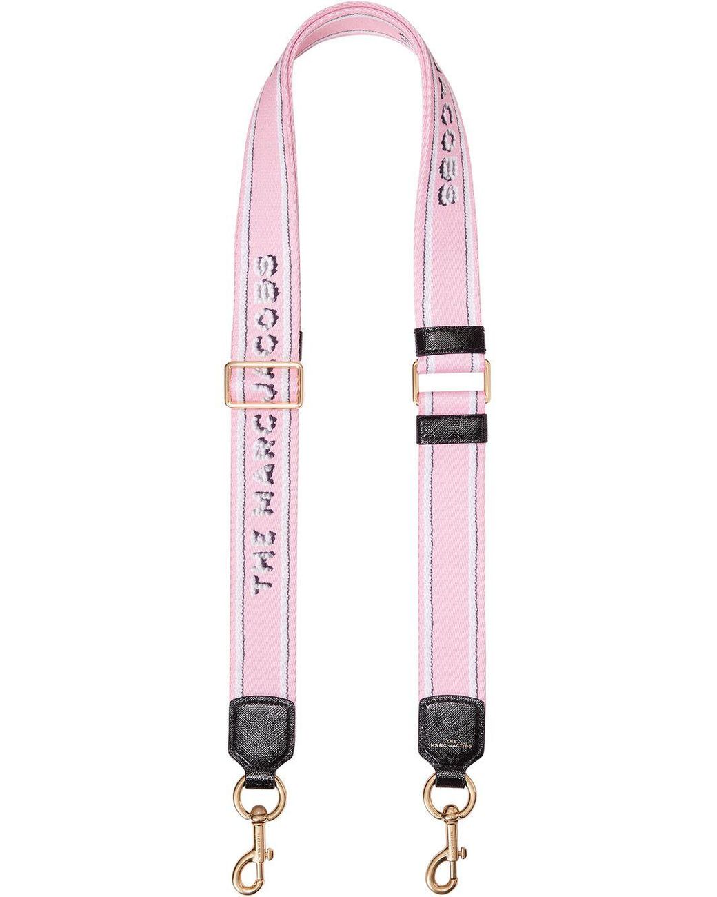 Marc Jacobs The Icing Thin Webbing Bag Strap in Pink | Lyst
