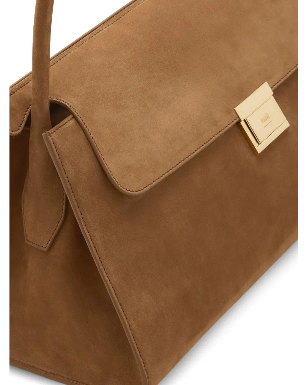 AMI Brown Mimi Shoulder Bag