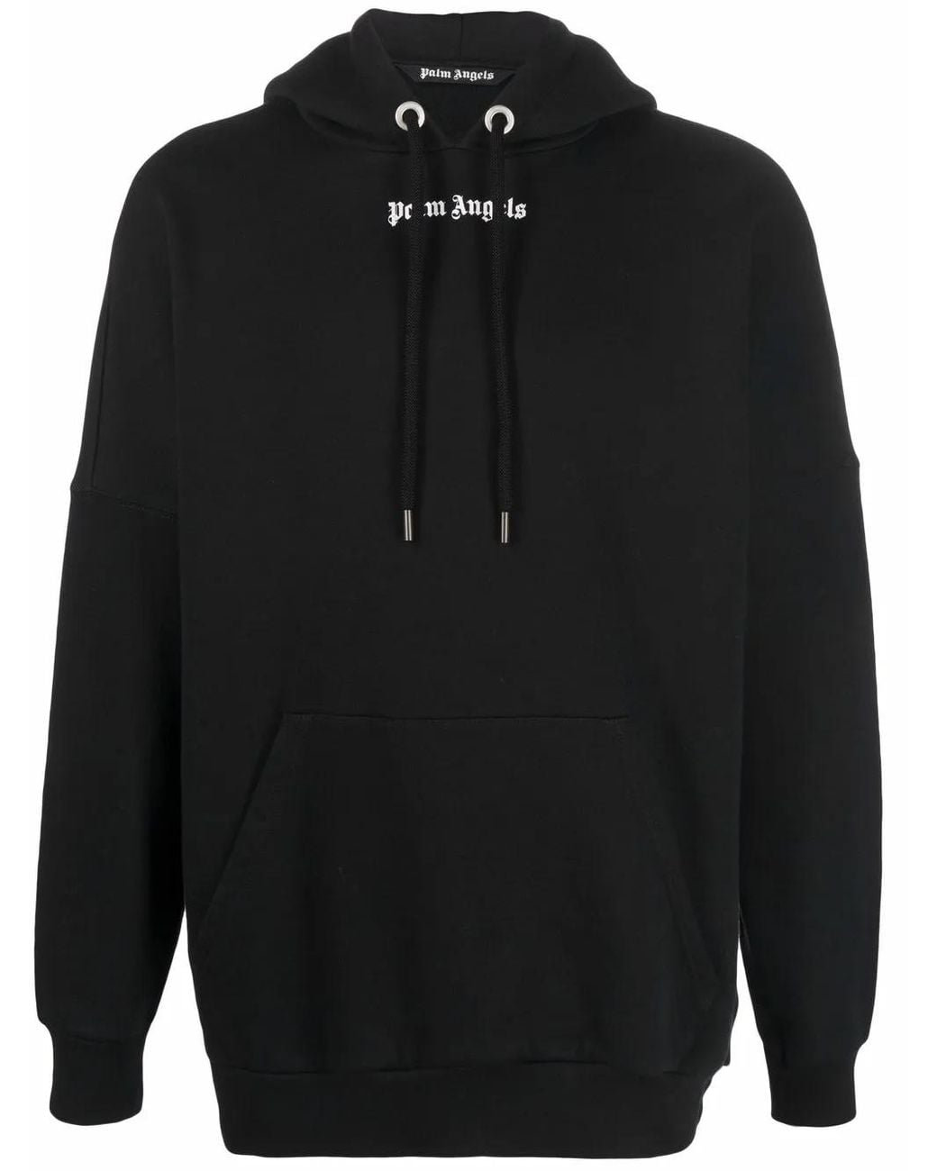 Palm Angels Logo Hoodie Black for men
