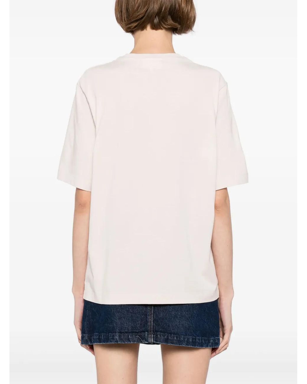 Maison Kitsuné White Cotton T-Shirt