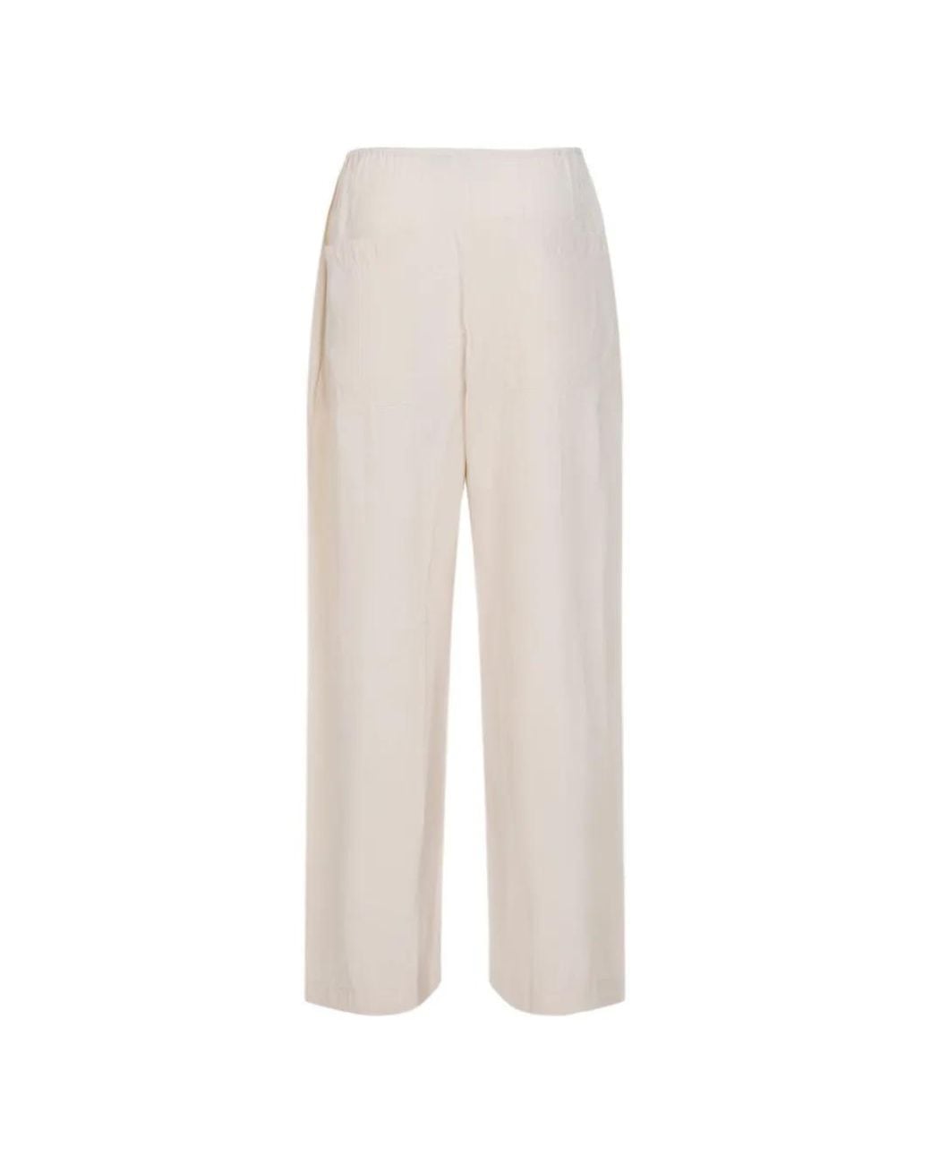 Studio Nicholson White Hera Drawstring Trousers