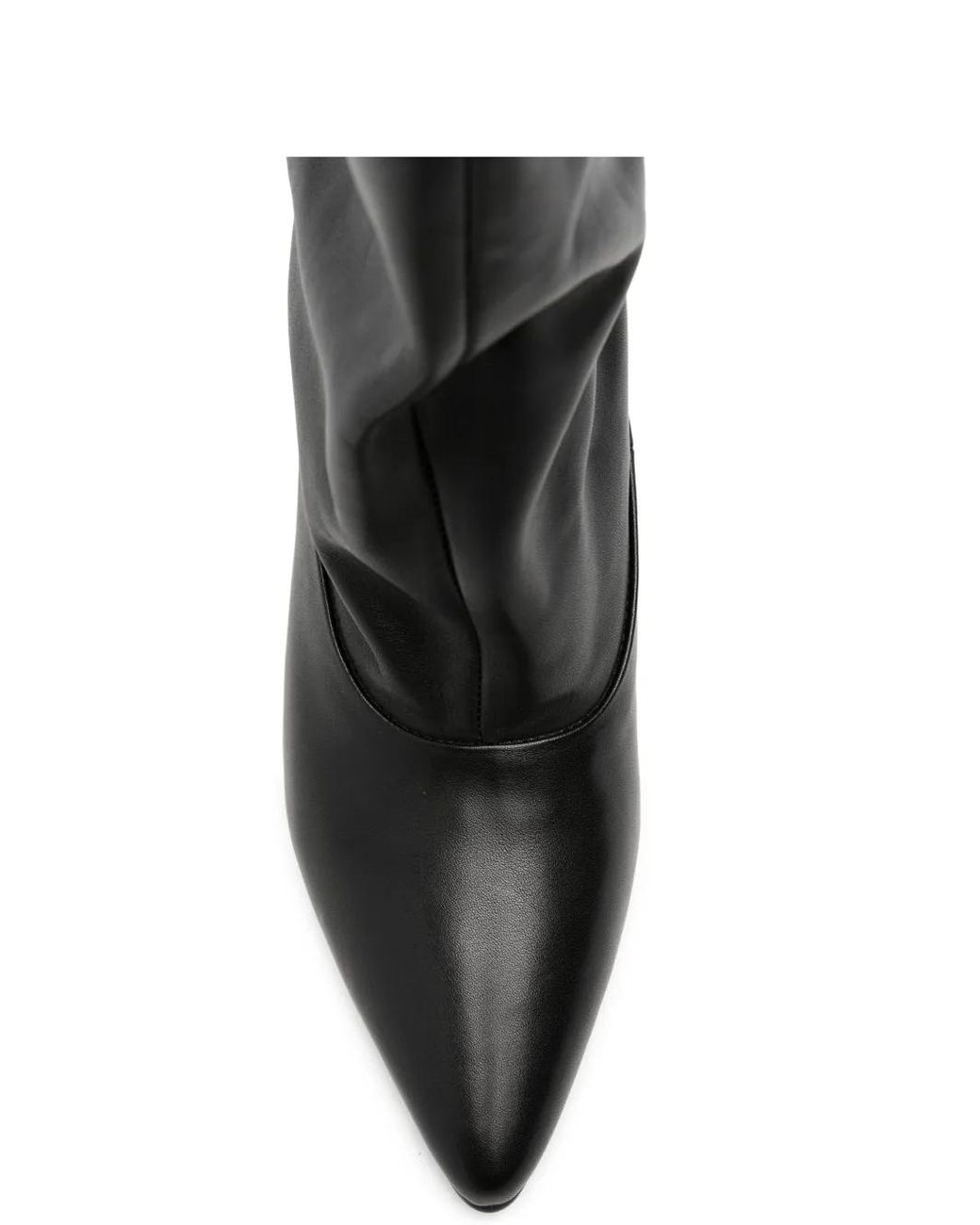 ADRIANNA FERETTI Black Pointed-Toe Boots