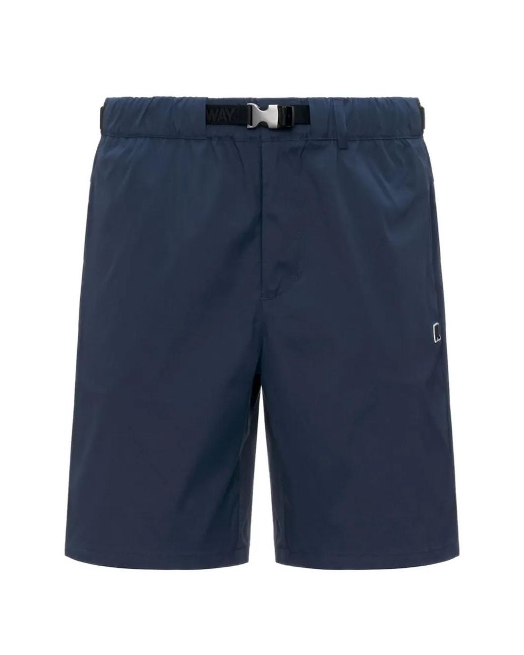 K-Way Bourrier Shorts Met Gespsluiting En Logo-Patch in het Blue voor heren