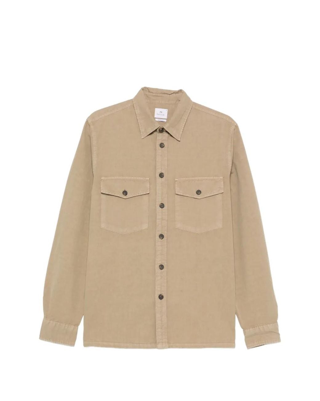 Paul Smith Natural Chemise À Poche À Rabat for men