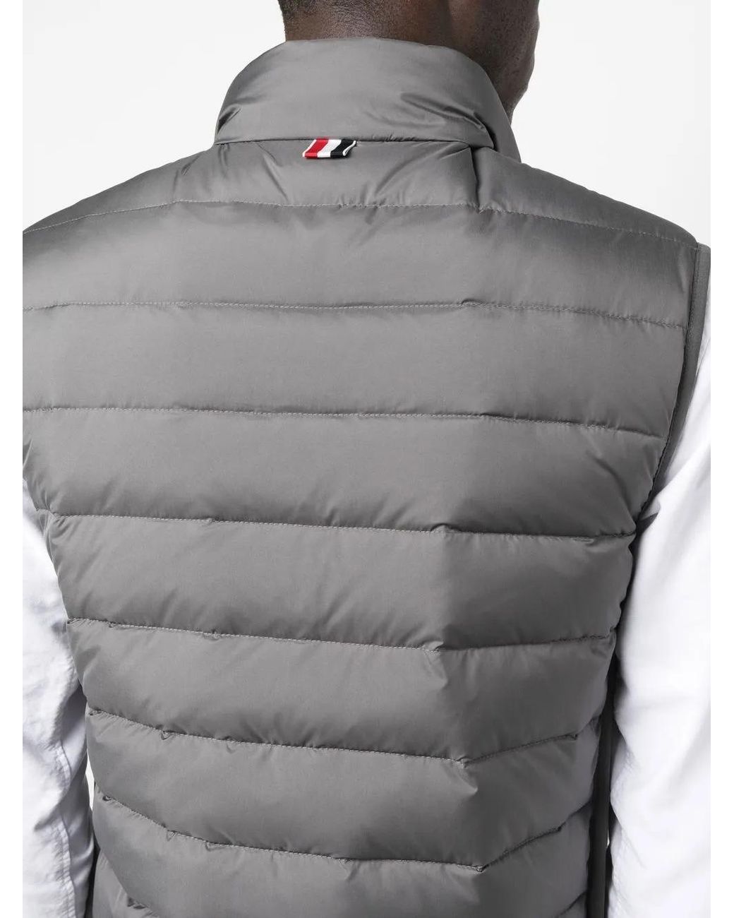 Chaleco Acolchado Thom Browne de hombre de color Gray