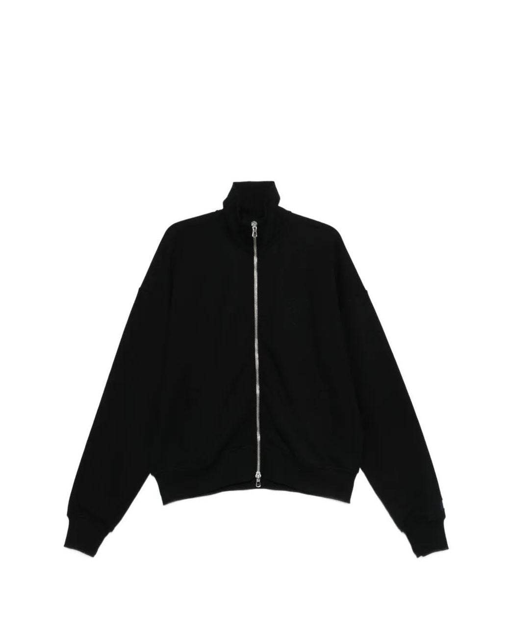 RETERNITY Black L'Atelier De La Rue Zip-Up Sweatshirt for men