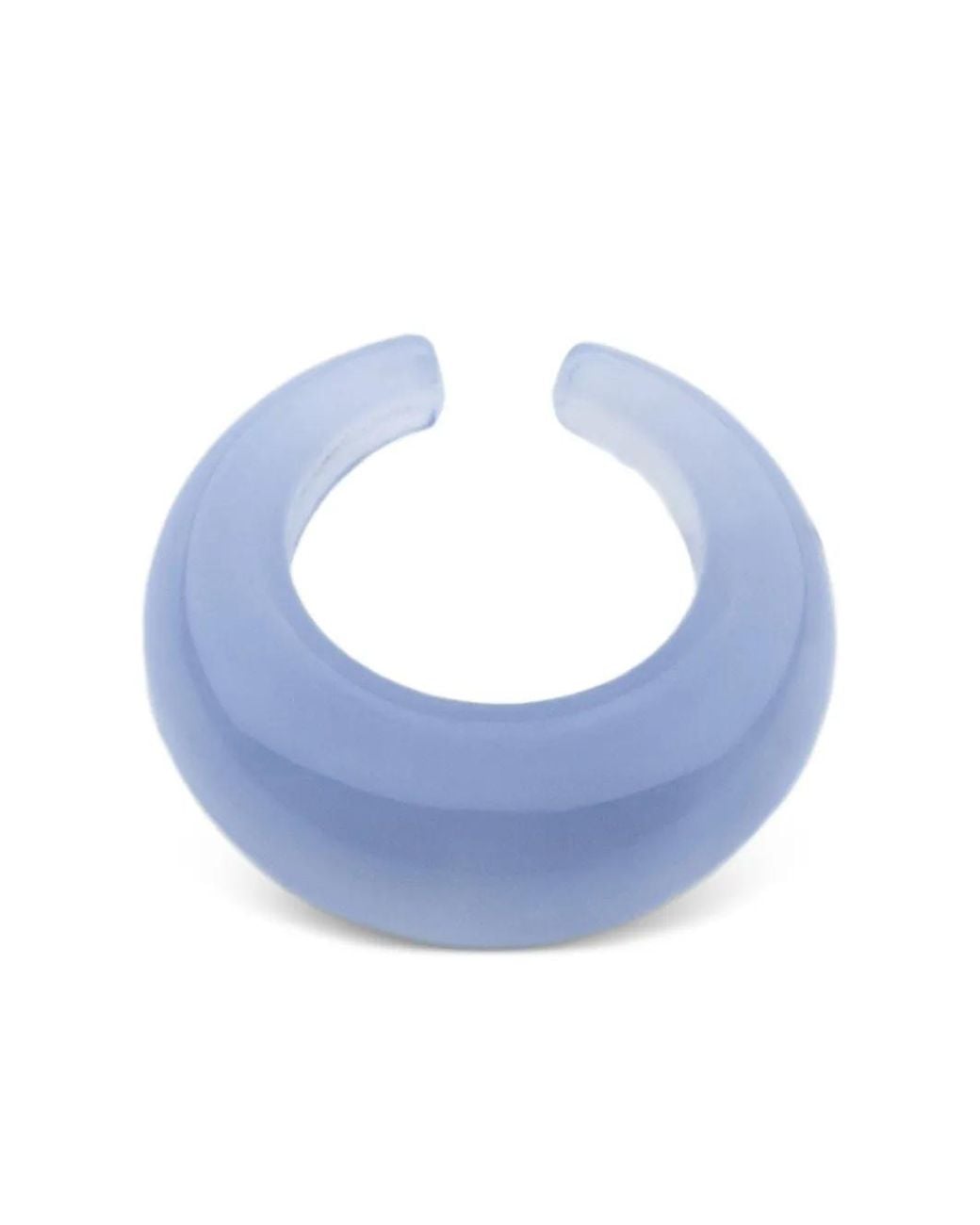 Luminous 27 Blue Criolla Chalcedony Ear Cuff