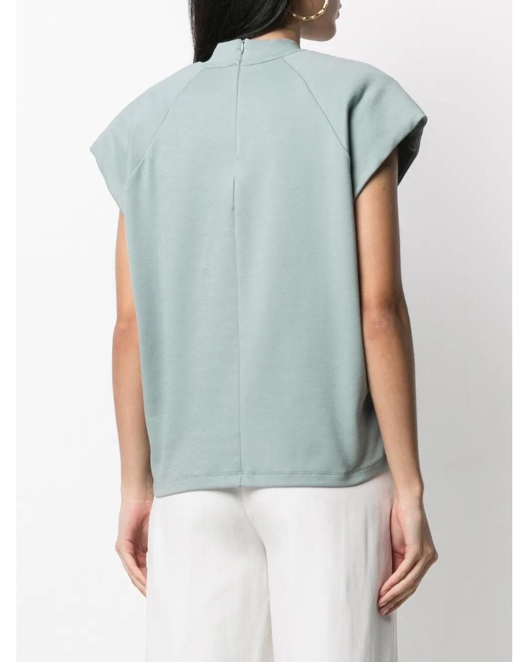 Remain Green Mock Neck T-Shirt