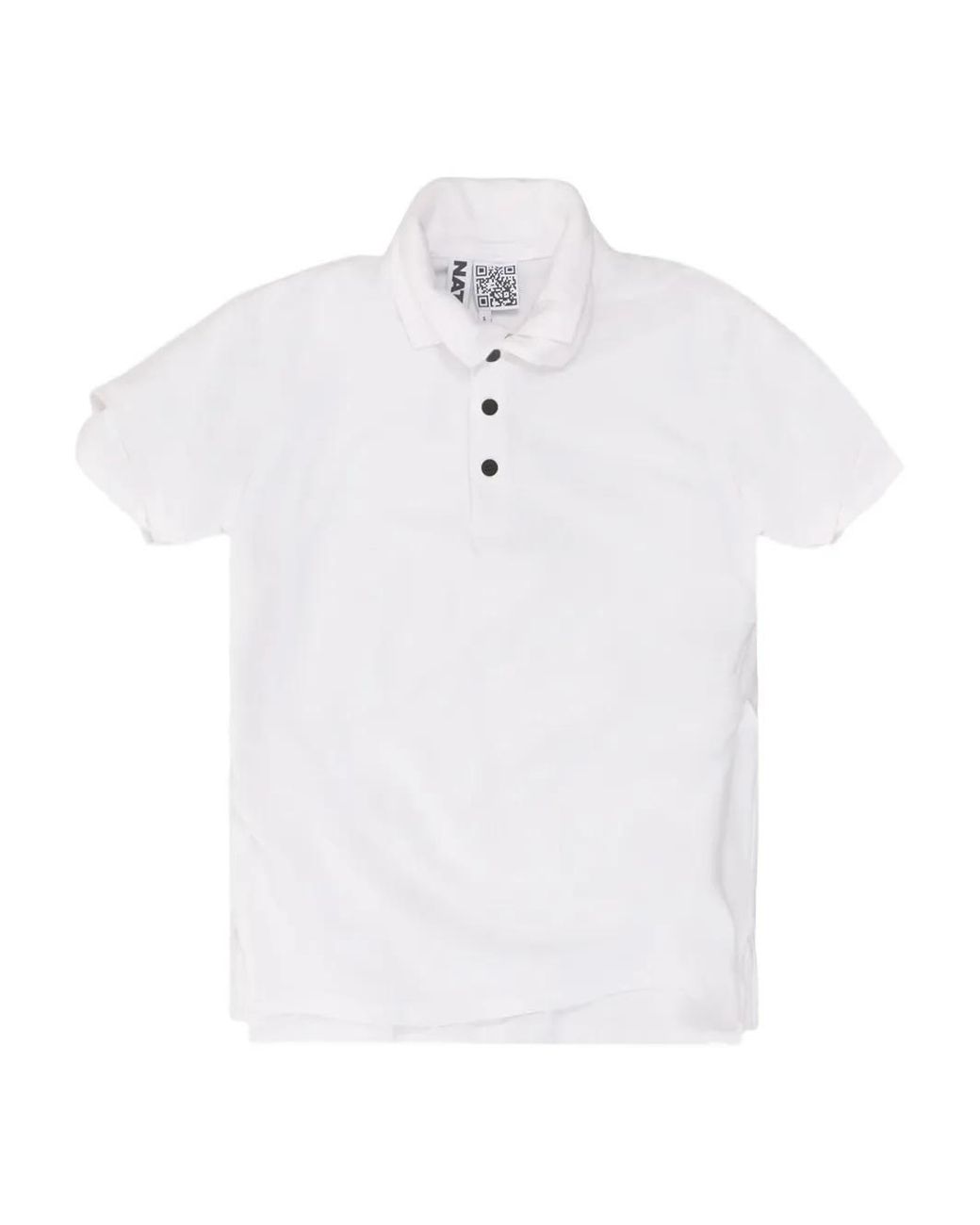 Natasha Zinko White Logo-Embroidered Polo Top