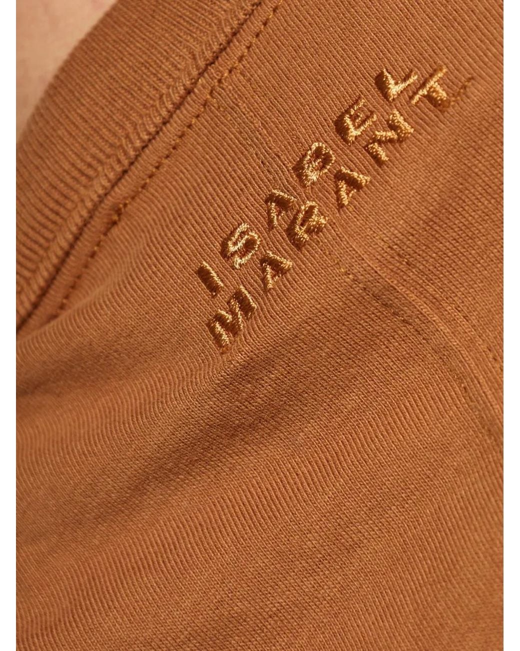 Isabel Marant Brown Nayda Asymmetric T-Shirt