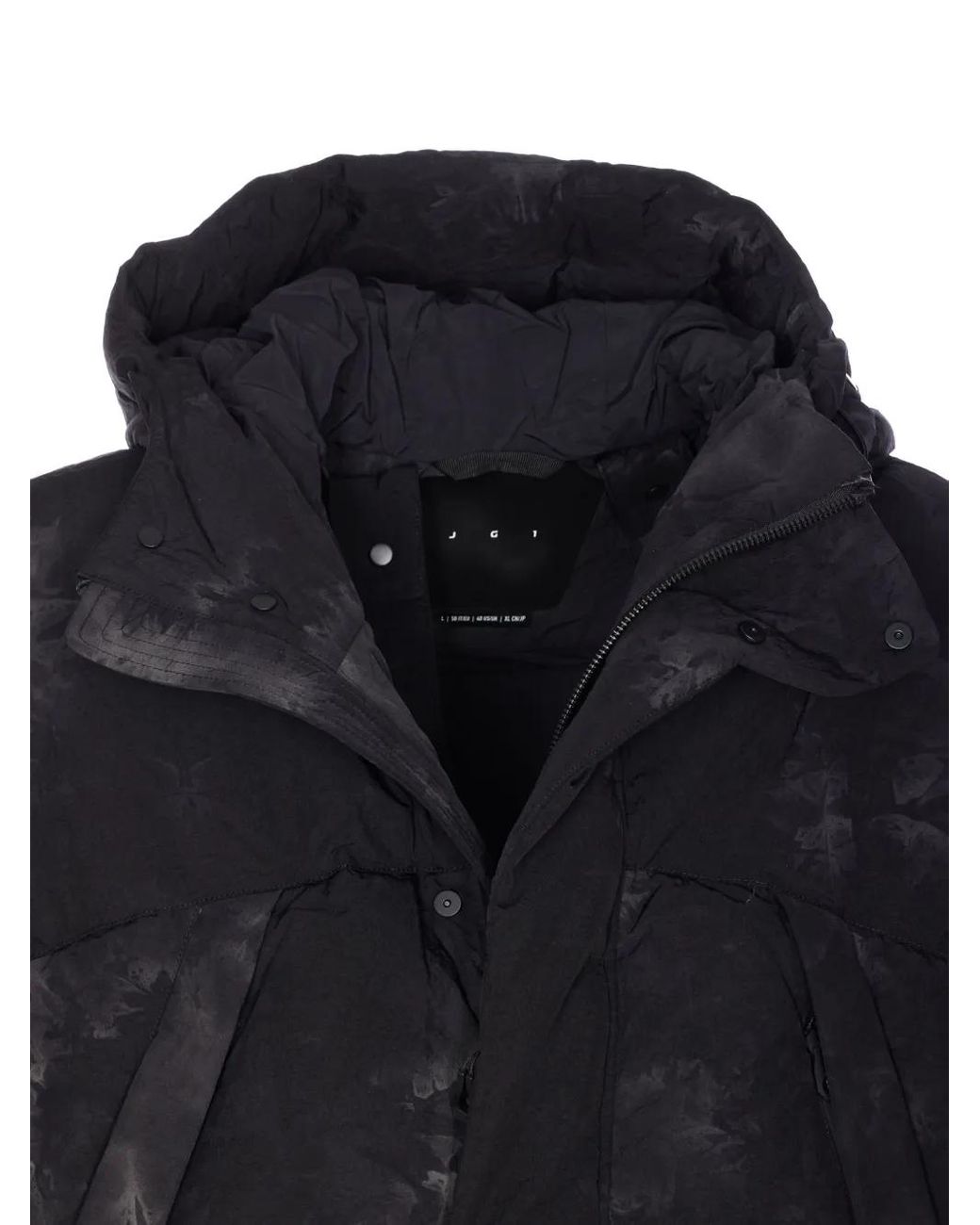 JG1 Blue Marbled-Effect Jacket for men