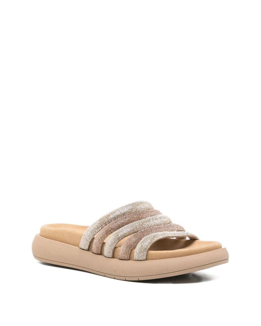 Gabor Metallic Claquettes À Brides Multiples