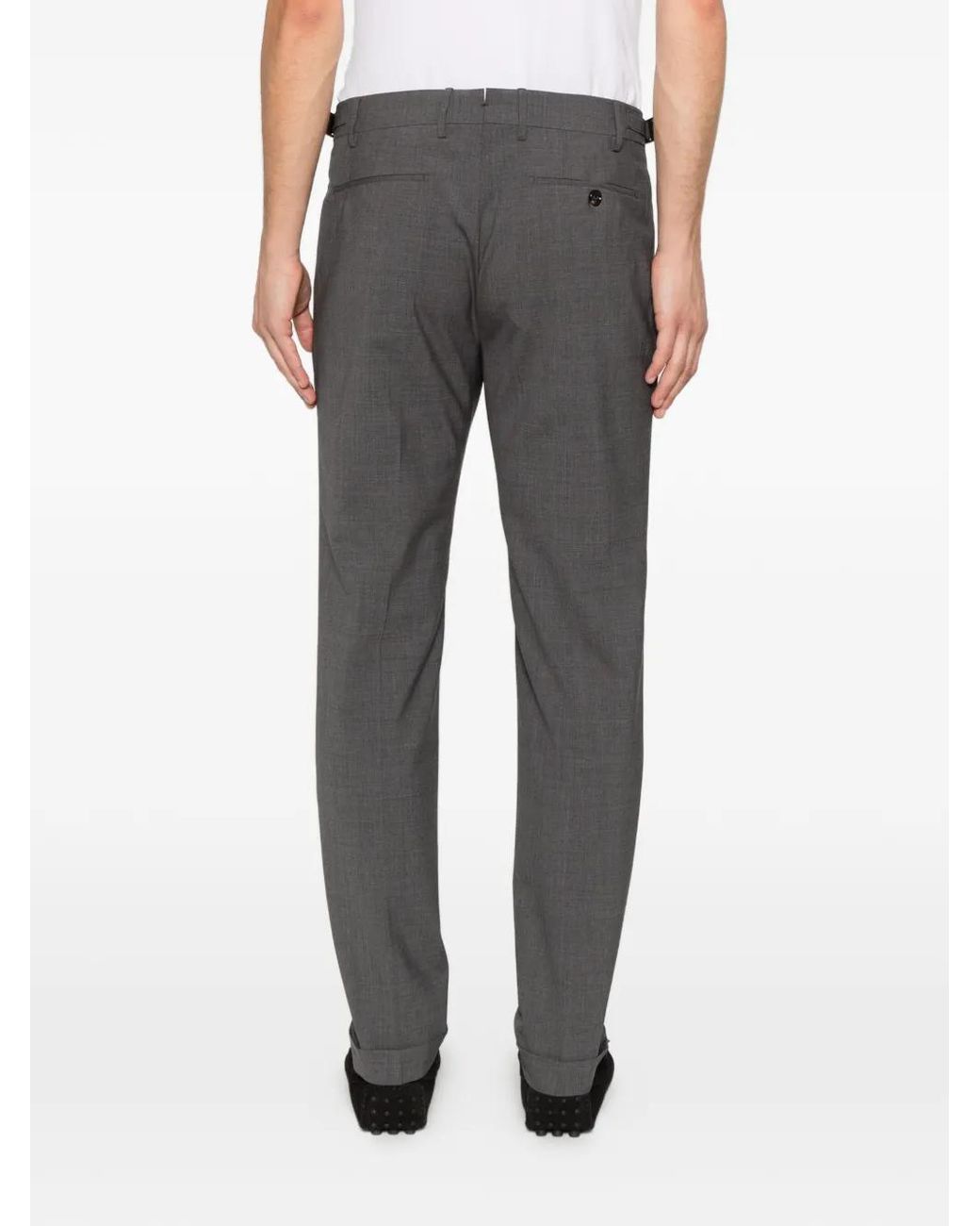 Berwich Gray Tailored Trousers for men