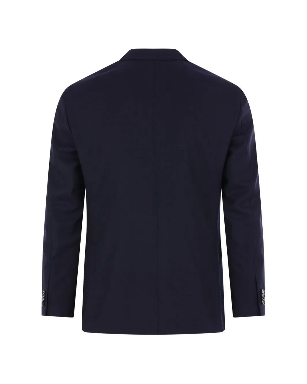 Caruso Blue Double-Breasted Dinner Jacket for men