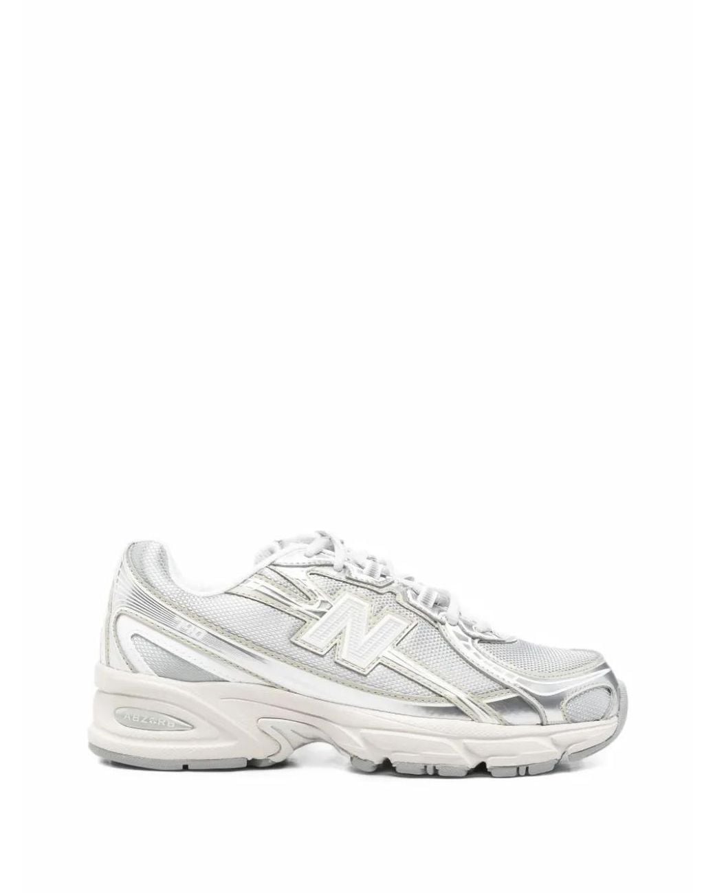 New Balance White 740 Shoes