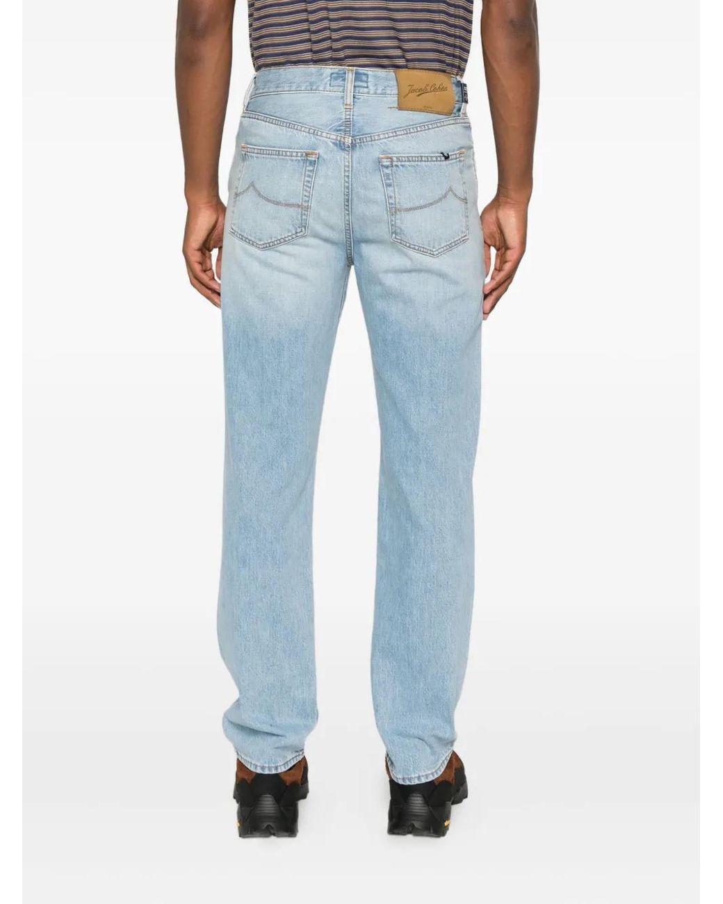 Jacob Cohen Blue Cotton Jeans for men