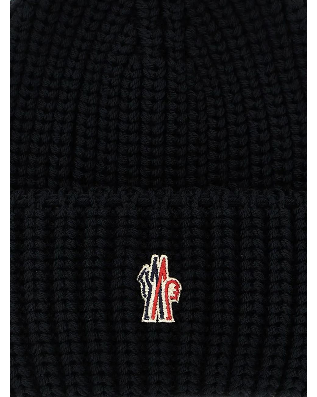 Moncler Black Hats for men